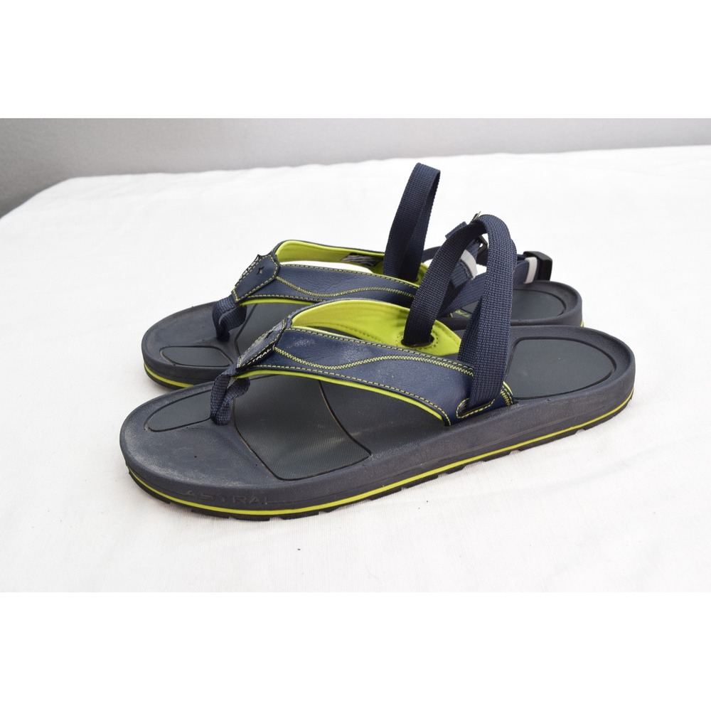 Astral Filipe Sandals 9 Navy Blue Convertible Heel Strap Water Shoes Mens